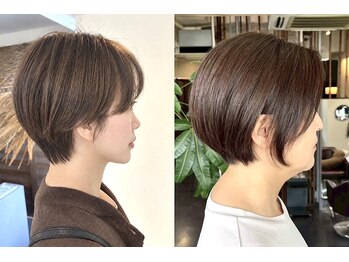 サラジュ 西宮北口店(SARAJU)の写真/白髪染め、明るい白髪染め、白髪ぼかし、ハイライトで理想の髪色へ。ヘナやヘアマニキュアも選べるサロン♪