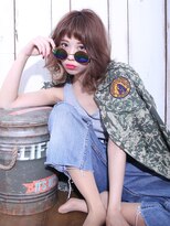 ラックスビー マハロ 江坂駅前店(LUXBE MAHALO)&nbsp;やんちゃ可愛い外ハネミディ【LUXBE 江坂駅前店】