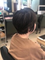 ヘアークリアー 春日部 大人可愛い長め前髪がクールなショートヘア/ミセス/30代40代50代