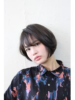 インス(ensue)&nbsp;ensue京都◇イルミナカラーで作る、スモーキーグレージュ◇中島