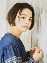 ティファ 自由が丘店(Tiffa) 大人かわいい  小顔黒髪ボブ