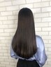 ★【ダメージレス艶髪】カット+縮毛矯正　￥24000 中本不可