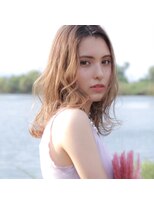 アニータバイガネイシャ(Aujua anita by ganesha)&nbsp;外ハネミディアムレイヤー#髪質改善#長浜#ブリーチ#ダブルカラー