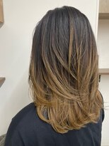 ベルクープス 天王寺店(Belle Coupes)&nbsp;【BelleCoupes】エアータッチバレイヤージュ グラデーション