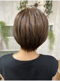 【Lana】愛されショート 大人可愛い ミルクベージュ