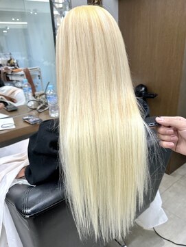 ディア(.eer) 抜きっぱなしブロンド×シールエクステ80枚/外国人風ロングヘア