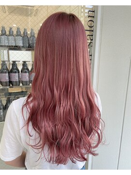 ガリカ シーム(Gallica/SEAM) 【桑原雪音】韓国風派手髪ペールピンク/暖色カラー<原宿>