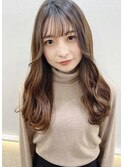 【大阪/天王寺】顔まわりレイヤー×ウェーブ