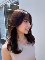 ピープスアンドスー 表参道 渋谷(Peeps&Suu.) 似合わせ小顔カット オリーブブラウン