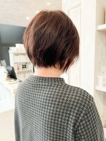 キャアリー(Caary)&nbsp;福山キャアリー小顔補正立体カットショートヘア　ショートボブ