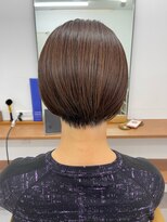 ランプ(Lamp)&nbsp;【白髪染め可】ボブショート ビフォアー＆アフター/白髪ぼかし