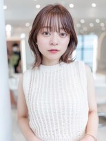 イオ 本厚木(io)&nbsp;レイヤーボブインナーカラーくびれ似合わせカットイメチェン小顔