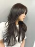 【安井指名限定】カット＋イルミナ/プレミアムケアカラー＋N.髪質改善TR