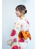 【持ち込み＊】浴衣着付け＋ヘアセット ￥7700