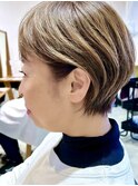 30代40代50代大人ナチュラルレイヤーショートボブ