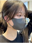 顔周りカットで大人可愛く◎