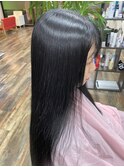 艶やか黒髪ストレートロング♪♯♭