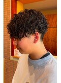 メンズ強め特殊パーマ