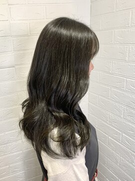 ヘアースペースブルーム プリュス 石橋店(HAIR SPACE BLOOM plus) オリーブグレージュ/透明感カラー/艶髪/韓国ヘア