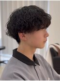 men's 波巻きパーマ/シャドウパーマ