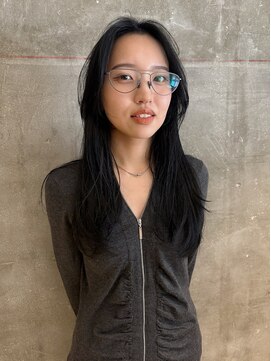 ハマモト 暗髪レイヤー