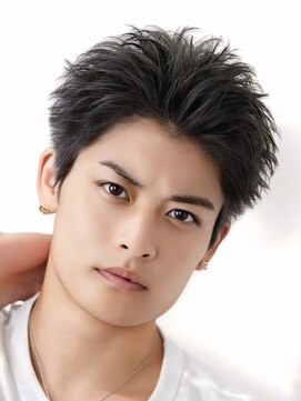 オーシャントーキョーウエスト 心斎橋 (OCEAN TOKYO WEST) 刈り上げなしスパイキーショートアッシュグレージュ