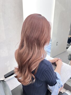 クム 横浜(qumu) 【qumu横浜】ブリーチカラー×ピンクベージュ