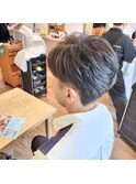 メンズの白髪ぼかし