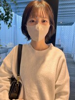 トッド(tod)&nbsp;ボブ/グレージュ/ストレートパーマ/縮毛矯正【丸の内/名古屋】