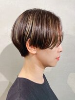 オジョマノ(OjOmano)&nbsp;大人ショートハイライト髪質改善トリートメント前髪30代40代