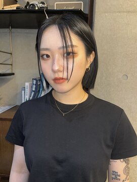 韓国ボブ/韓国ヘア/透明感カラー