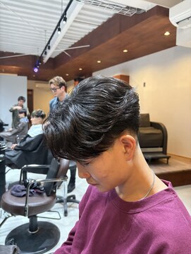 癖生かしセンターパート