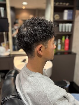 グロウヘアワークス(grow hair works) ツーブロック×ツイストパーマ
