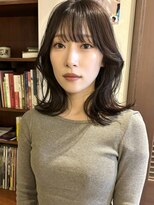 エンベロープス 中目黒(Envelopes)&nbsp;ミディアムレイヤー/ココアブラウン/ハッシュカット