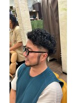オアゾバーバー(OAZO BARBER)&nbsp;カット×スパイラルパーマ