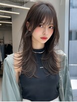 レア 新越谷(LEA) ナチュラルロングレイヤー × ダークグレージュ