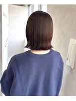 エレノア 枚方(Eleanor)&nbsp;【AKANE】切りっぱなしボブ×ブラウン
