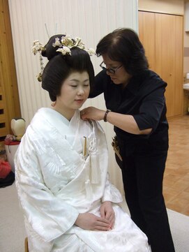 美容室 人形の家 本店 お嫁さん前撮り