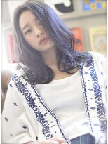 【roijir 表参道】大人外ハネミディ×暗めカラー