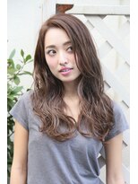 ロエナ(ROENA)&nbsp;20代30代40代50代斜めバングシルキーベージュグレージュカラー