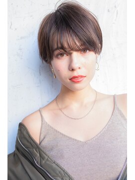 クラン(clan) #ショコラベージュ#ボブウルフカール#ベビーバング