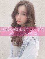 チョビー 銀座(chobii)&nbsp;グレージュ/デジタルパーマ/韓国風/オルチャン/ウェーブ/高柳