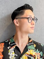 フジヤマバーバーショップ アジト(FUJIYAMA BARBER SHOP ajito)&nbsp;バーバー七三フェード【田中美旺】b108
