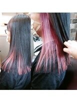 ワンダービューティーサノ(Wonder Beauty SANO) 秋色レッド系、インナーカラー☆