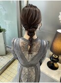 編みおろしヘアセット