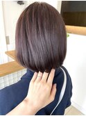ピンクブラウン/ナチュラルボブ
