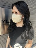暗髪カラー!