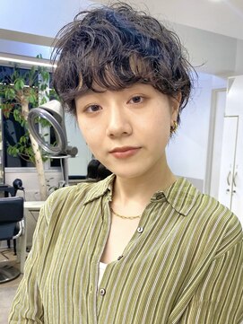 グラフ 銀座(GRAFF) 大人マッシュショートパーマ