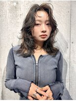 ノース イースト 高円寺店(north east)&nbsp;グレージュ/ダークグレージュ/くびれミディ/2wayバング/高円寺