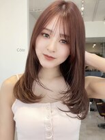 コート 表参道(Cote)&nbsp;Cote 美髪/ダークアッシュ/セミディ/前髪カット/韓国レイヤー